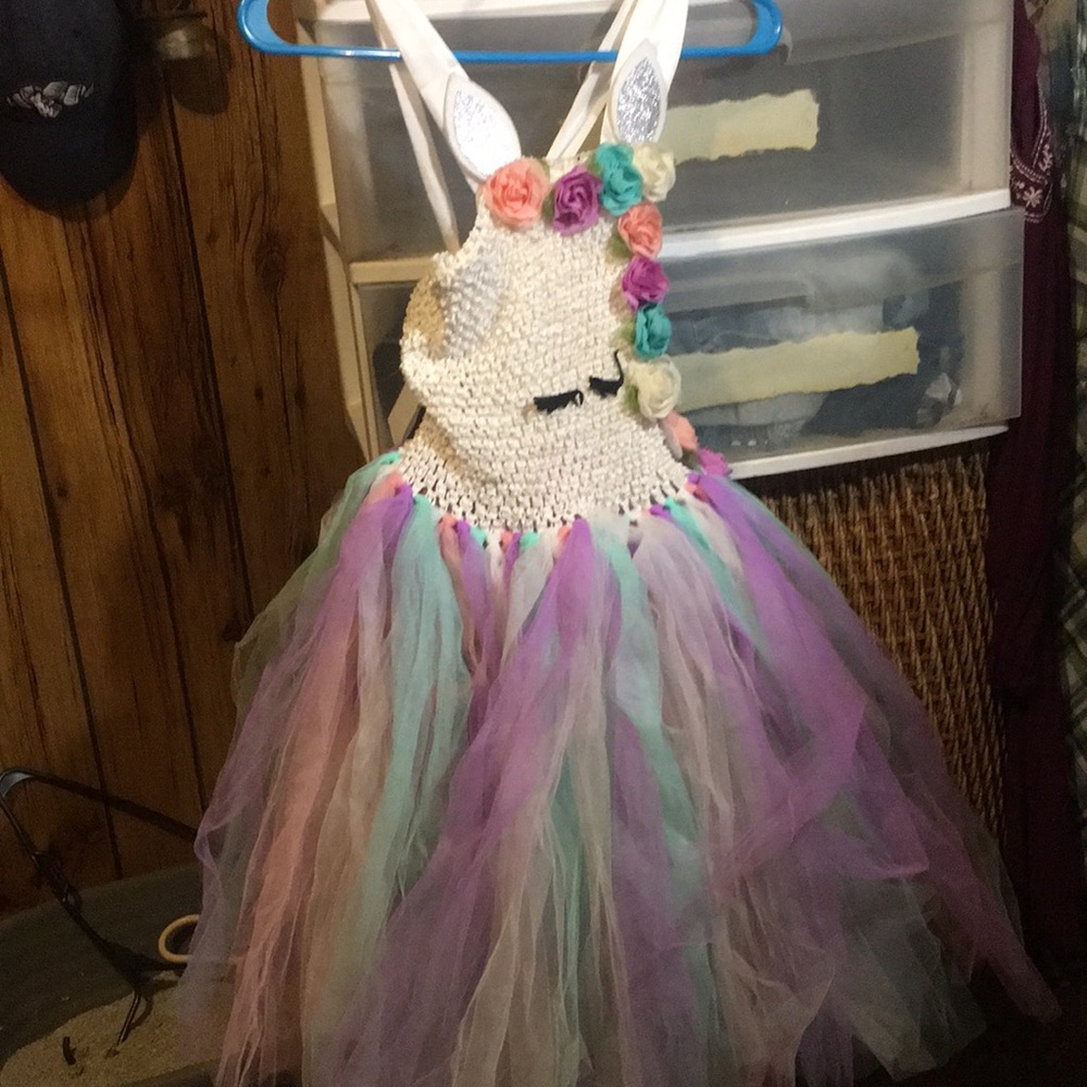 Unicorn kids dress